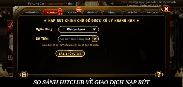 Các tiêu chí So sánh Hitclub