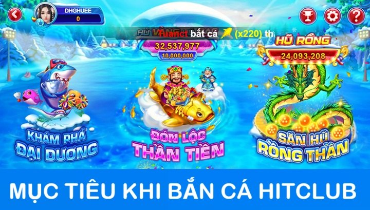 Mục tiêu khi chơi Bắn Cá tại Hitclub