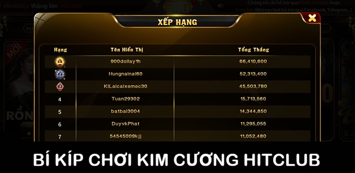Bí kíp giúp cao thủ luôn có lãi khi chơi Kim Cương