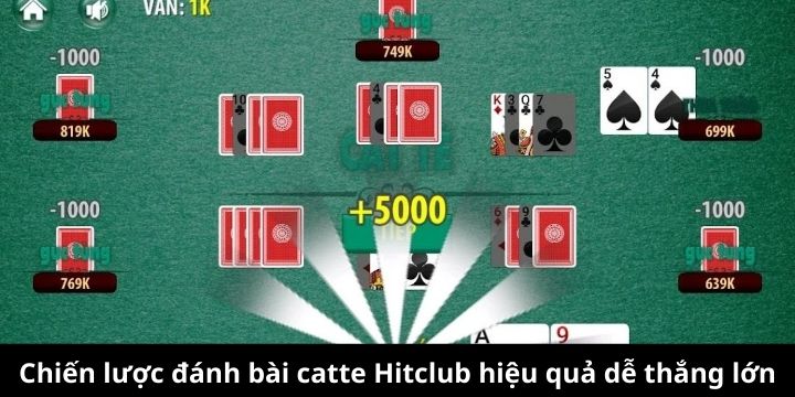 Chiến lược đánh bài catte Hitclub hiệu quả dễ thắng lớn