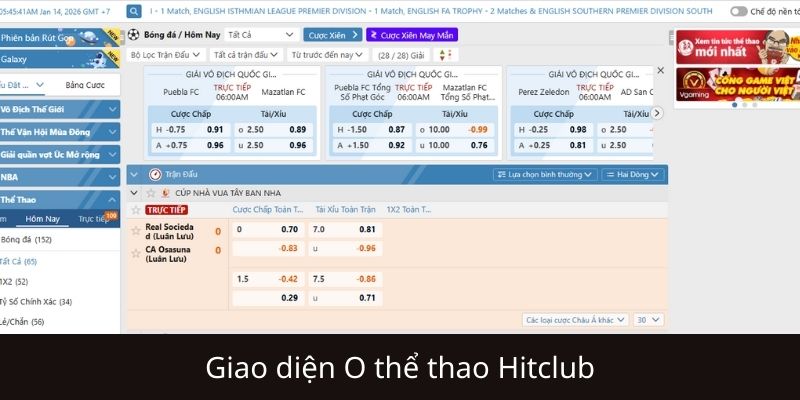 Tại sao nên chọn sảnh O Thể Thao Hitclub?